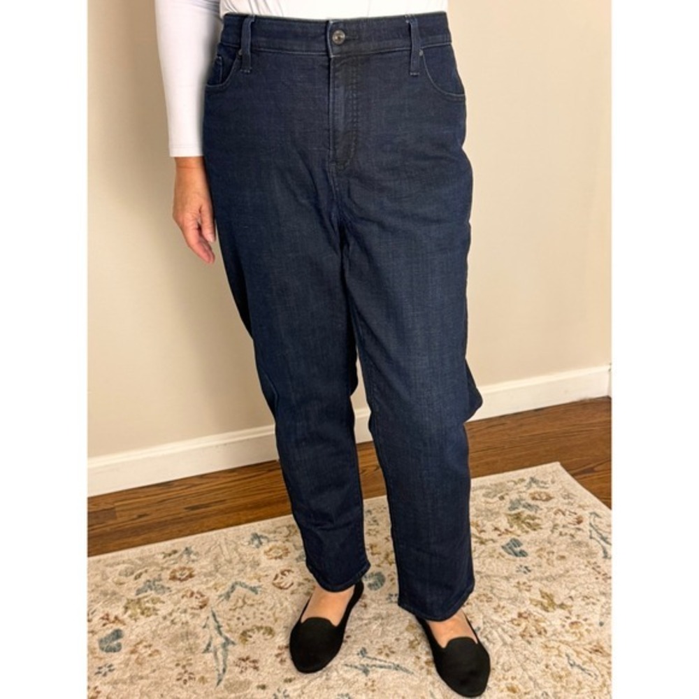 Chico's So Slimming Girlfriend Slim Leg Ankle Jeans Blue Women's 16R Chico 3